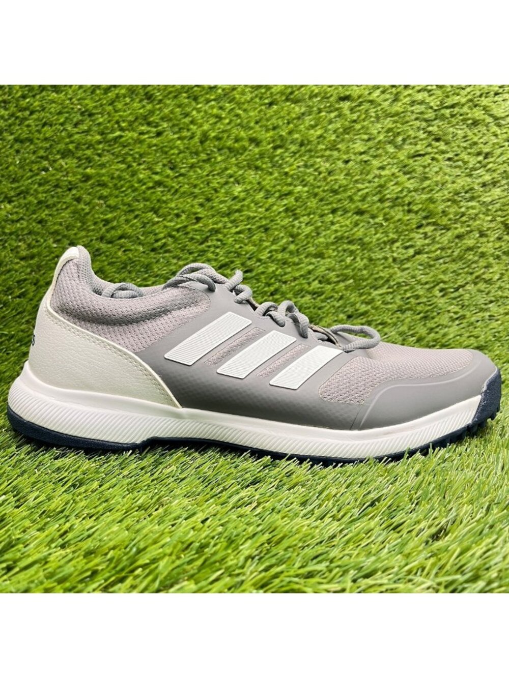 Adidas Tech Response SL Mens Size 9.5 Gray White Running Spikeless Golf Shoes
